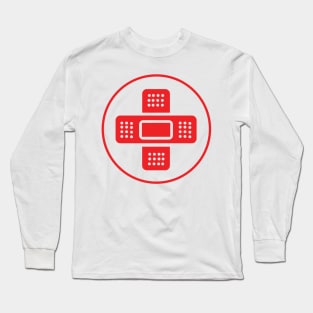 CROSSRED PLASTER (RED) Long Sleeve T-Shirt